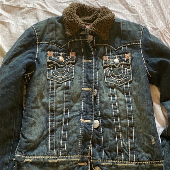 true religion sherpa denim jacket